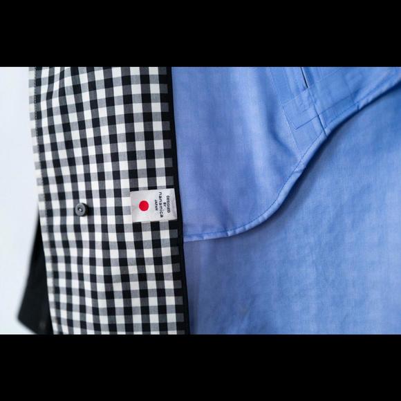 Nanamica Goretex Plaid Black and White Jacket Sz. M - Picture 7 of 7